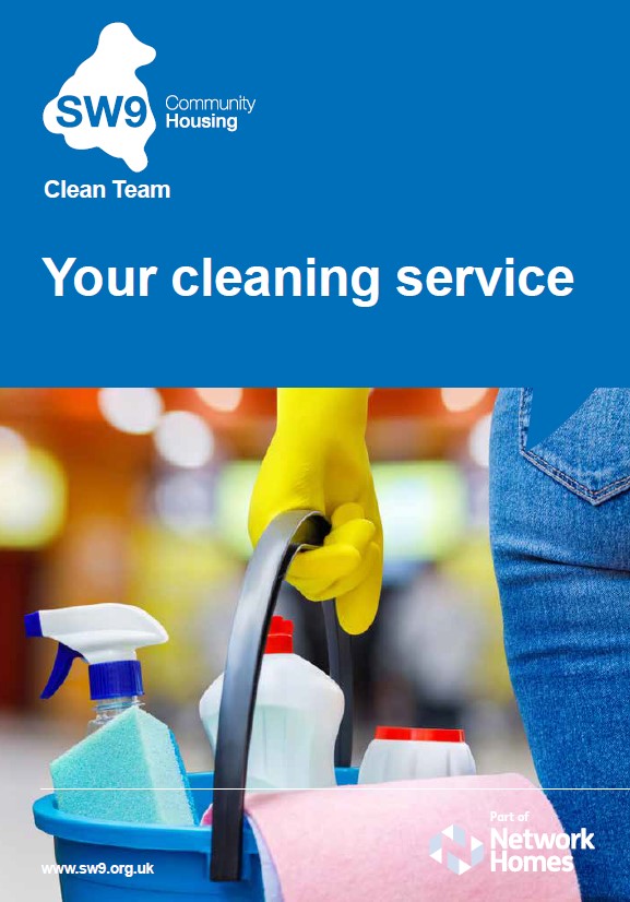 In-house Cleaning Leaflet Cover Image
