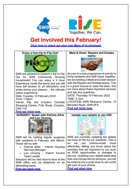 Get involved - Feb 22 - Image