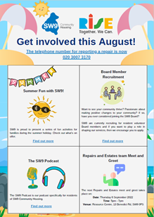 August monthly newsletter