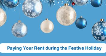 Image for Paying your rent during the Festive Holiday