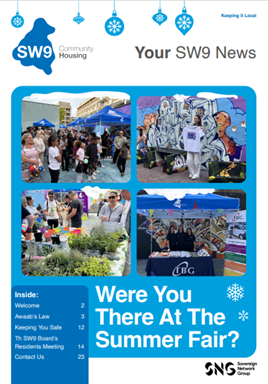 Your SW9 News Autumn Winter Front Cover